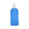 Botella de Agua Blanda Personalizada para Maratón Transfronterizo, Equipo Deportivo para Exteriores, Botella de Agua Blanda Portátil para Correr, Ciclismo, Montañismo, Plegable de TPU