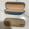 Caja de gafas al por mayor de fábrica caja de gafas de tela de lino caja de gafas ópticas estudiante miopía hombres y mujeres caja de gafas de moda