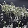 Accesorios de Boda Flores de Simulación Arreglo de Compromiso Decoración Flores Colgantes Escena de Boda Flores Falsas Arco Fondo de Pared de Flores Punto de Flores Flores de Esquina