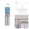 Percha Multifuncional de Nueve Orificios para Almacenamiento en el Hogar, Artefacto para Almacenamiento de Armario, Percha Mágica Giratoria Plegable