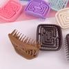 Cepillo para champú de alta recuperación sin deformación para minería en caliente transfronteriza, cepillo de masaje hueco para niñas, peine para el cabello de doble uso, húmedo y seco