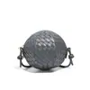 Bolso Creativo 2025 Nuevo Distintivo Moderno Bolso de Hombro Hortensia Color Sólido Alta Textura Tejido a Mano Bolso Cruzado