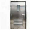 Porta veneziana para sala de máquinas em aço inoxidável 304 Porta corta-fogo em aço inoxidável 316L Porta veneziana decorativa em aço galvanizado