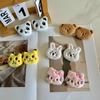 Lindo pasador de dibujos animados oso de peluche conejo clip de rotura clip BB de otoño e invierno para niños clip para flequillo de pelo roto accesorios para el cabello