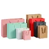 Bolsas de Papel Hechas a Medida de Múltiples Especificaciones, Bolsas de Regalo de Empaque Multicolor, Bolsas de Regalo para Compras de Ropa al por Mayor