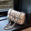 Bolso de Cadena de Diamantes para Mujer 2026 Nuevo Diseño de Nicho Sensación de Alta Gama Versátil de Verano Pequeño Cuadrado para Hombro o Cruzado