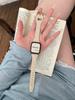 Para Apple applewatch10 Reloj Otoño y Verano Correa de Cuero Premium para Mujer iwatch679 Generación 8SE45
