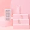 LMLTOP 100 pares de adhesivos transpirables antisudor de simulación de doble párpado ojos hinchados ojos de burbuja invisibles sin costuras moldeadores naturales pegatinas para ojos