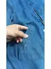 Modelo nuevo transfronterizo 2026 silueta minimalista nicho alta gama chaqueta corta de mezclilla para hombre con diseño lavado vintage