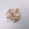 Elástico de Cabelo de Seda Estilo Coreano Scrunchie de Cetim Cor Sólida Cetim Tendência Simples Acessório de Cabelo Falso Seda Elástico de Cabelo Atacado