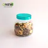 Frasco de plástico de barriga grande de 580 ml snacks de frijol disueltos bola de espino frasco sellado frasco de comida botella de plástico transparente para mascotas