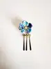 Grampo de Cabelo Borboleta Acessório de Cabelo Sino Crianças Traje Tang Grampo com Franja Traje Antigo Cheongsam Hanfu Acessórios Acessório de Cabelo Flor