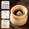Caja de Moxibustión para el Ombligo de Madera Maciza, Caja de Moxibustión para el Abdomen, Flujo Inverso de Humo de Moxa, Torre de Moxa, Equipo de Moxibustión, Tarro de Moxibustión
