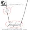 Collar con Nombre en Inglés de Cadena de Mariposa Estilo Minimalista Personalizado, Collar para Mujer con Logo de Letra Inglesa Personalizado