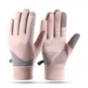 Luvas de Inverno para Homens, Forradas com Fleece, Compatíveis com Tela Sensível ao Toque, Antiderrapantes, à Prova de Frio, Adequadas para Andar de Bicicleta Elétrica, Dirigir, Ciclismo ao Ar Livre à Prova d'Água, Luvas Quentes para Mulheres