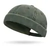 Moda de Primavera Arte Retro Sombrero Tang Moda para Hombre y Mujer Baile Callejero Hip-Hop Sombrero de Piso Sombrero de Melón sin Frijol Combinación con Todo