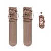 Calcetines Largos Hasta la Rodilla para Niñas, Nuevos Calcetines de Felpa Estilo Coreano Otoño e Invierno para Niños, Calcetines de Encaje con Lazo de Cinta para Niños Pequeños y Medianos
