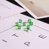 Cuentas Cuadradas de Cristal de Vidrio de 6*6mm con Agujeros Rectos, Materiales para Accesorios Hechos a Mano DIY, Cadena para Teléfono, Dropshipping Transfronterizo