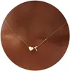 Colar de Aço Inoxidável Galvanizado 14K em Formato de Coração com 26 Letras Colar com a Primeira Letra do Coração Colar Feminino Atacado em Estoque