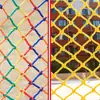 Rede Protetora Colorida, Rede Protetora de Nylon para Escada de Varanda, Rede de Escalada Infantil, Rede Decorativa Antiderrapante para Guarda-Corpo de Área Cênica