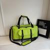 Bolsa de Ginástica Transfronteiriça Nova Bolsa de Ombro Portátil Masculina Separação Seco e Molhado Compartimento para Sapatos Tempestade Grande Capacidade Bolsa de Viagem para Curta Distância