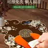 Nuevo mantel protector de mesa lavable impermeable y a prueba de aceite de vidrio suave de PVC estilo chino con mantel estampado hueco