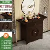 Armário de Altar Budista Estilo Chinês, Estátua do Deus da Riqueza, Incensário de Bodhisattva Guanyin, Mesa de Oferendas, Altar de Incenso, Armário de Santuário Doméstico