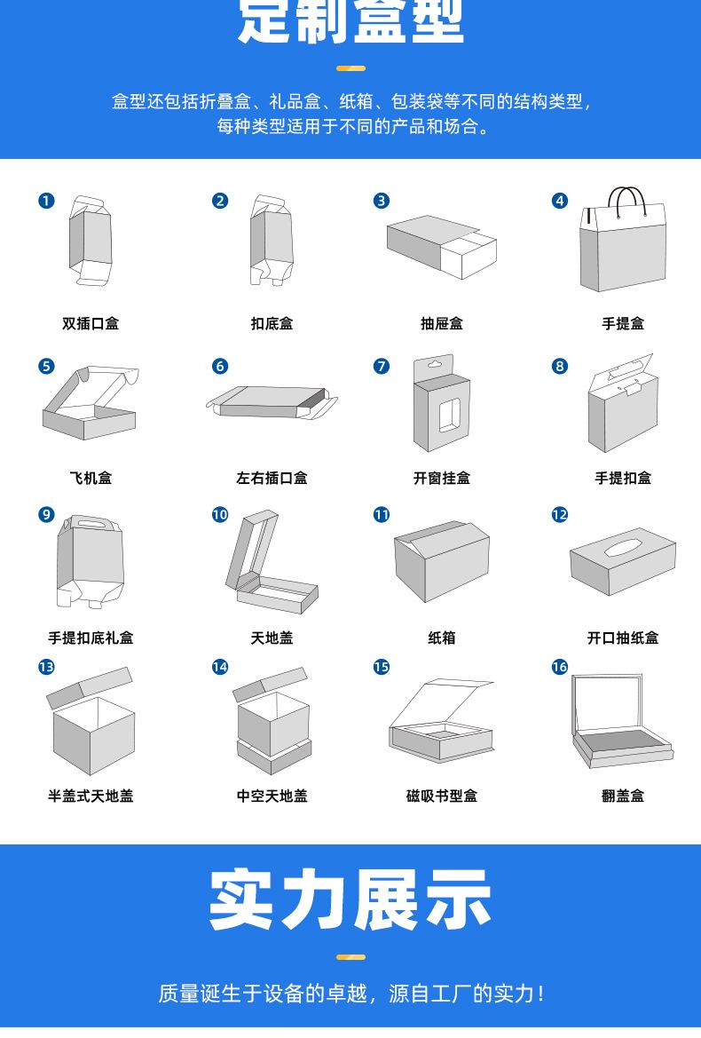 白卡纸盒 彩盒