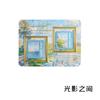 Conjunto de marcador de página magnético 5cm quadrado marcador de página criativo mundo famoso pintura estilo retrô Monet Van Gogh clipe de página de livro