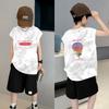 Chaleco sin mangas para niños de algodón puro tie-dye, estilo nuevo de verano para niños mayores, moderno y elegante, versátil chaleco sin mangas estilo Ins