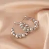 Pendientes de Aro Grandes, Varios Estilos Recomendados, Sensación de Lujo Ligero de Gama Alta, Nuevos Pendientes de Cobre para Mujer, Joyería Vintage, Transfronterizos Europeos y Americanos