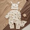 Ropa de Primavera y Otoño para Niños, Ropa para Recién Nacido, Mameluco para Bebé, Ropa Estilo Monje Clase A, Algodón Algodón Puro Manga Larga