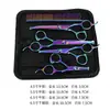 Tesouras para Tosquia de Animais de Estimação, Tesouras Integradas de Aço para Aparar Pelos de Cachorro, Tesouras Domésticas de Dentes Planos, Tesouras Curvas, Suprimentos para Animais de Estimação