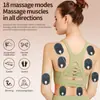 Dispositivo de Terapia de Pulsos, Masajeador de Pulsos para Fisioterapia en Casa, Masajeador Eléctrico Multifuncional de Terapia Meridianos para Columna Cervical y Cintura