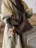 Bolso de Hombro Casual Retro de Moda Otoño e Invierno Nuevo Bolso Cruzado 2025 Bolso Grande de Capacidad para Mujer de Moda