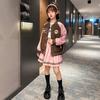 Traje para niña Otoño 2023 nueva ropa de otoño Niños medianos y grandes Primavera y Otoño niña pequeña dos piezas uniforme de béisbol falda plisada