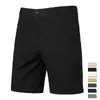 Cross-Border 2026 Novos Shorts Casuais de Algodão para Comércio Exterior Masculino, Calça Social Reta de 5 Pontos, Tamanho Grande, Cor Sólida, Roupa Masculina Estilo Comércio Exterior