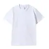 Estilo Nuevo de Verano 230g Cuello Redondo Hombro Normal Manga Corta Corte Holgado Adelgazante No Ceñido Versátil Color Sólido Top para Hombre para Ir al Trabajo