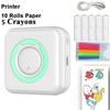 Impresora Popular Transfronteriza Mini de Bolsillo Térmica Bluetooth Inalámbrica para Etiquetas Fotográficas y Notas Adhesivas