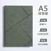 Caderno com logo personalizado, conjunto de caixa de presente para caderno espesso, diário para reuniões de negócios, bloco de notas A5 com capa de couro macio atacado