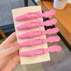 Mejor Venta en Amazon Pinza para el Cabello de Color Caramelo para Mujer Pinza de Cocodrilo Plástico Retro Pinza de Pato Posicionamiento Cruzado Accesorios para el Cabello Venta al por Mayor