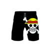 Venta directa de verano anime japonés pequeño mar alrededor de la tendencia de pantalones cortos de playa 3D para hombre