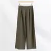 Pantalones deportivos de yoga rectos casuales holgados nuevos, pantalones de pierna ancha con cintura elástica, pantalones versátiles de secado rápido tipo diosa para ventas transfronterizas