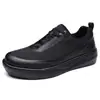 Zapatos Deportivos Negros para Correr para Hombre Suela Suave Antideslizante Absorción de Impactos Transpirables para Caminar y Viajes Diarios Suela Gruesa Zapatos Casuales