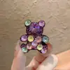 Accesorios para el Cabello Estilo Dongdaemun Coreano Clip para el Cabello Súper Brillante con Pedrería de Cristal Pinza de Pato Pinza Lateral Pinza Bb Pasador Adorno para el Cabello