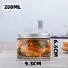 Frascos de Almacenamiento Redondos al por Mayor Frascos Vacíos Sellados Botellas de Vidrio para Pepinillos y Mermelada Frascos de Almacenamiento Sellados para Granos de Cocina