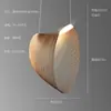Lámpara de Araña de Diseñador Italiano para Restaurante Estilo Nórdico Madera Arte Creativo Wabi-Sabi Posmoderno 2026 Modelo Nuevo Lámpara para Sala de Estar