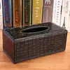 Caja de Papel de Cuero Multifuncional con Compartimentos de Almacenamiento, Artefacto Organizador de Escritorio, Estilo Moderno y Sencillo, Logo Personalizable