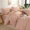 Fabricante de tejidos para el hogar de algodón 100% teñido en hilo Clase A, tejido de algodón lavado, ropa de cama de algodón puro estilo japonés, tejido estilo Muji disponible para personalización