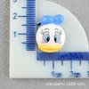Accesorios de resina con forma de gato, pato Donald, pollito, oso y conejo, funda para teléfono móvil, horquilla para el pelo, lote de material hecho a mano